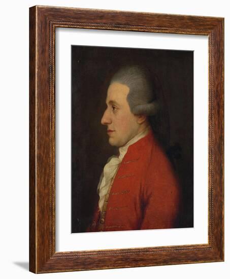 Portrait of the Composer Wolfgang Amadeus Mozart (Hagenauer Mozar), 1780S-null-Framed Giclee Print