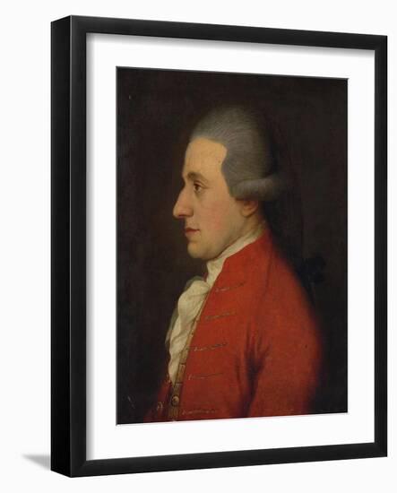 Portrait of the Composer Wolfgang Amadeus Mozart (Hagenauer Mozar), 1780S-null-Framed Giclee Print