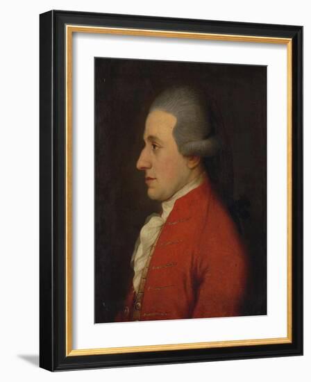 Portrait of the Composer Wolfgang Amadeus Mozart (Hagenauer Mozar), 1780S-null-Framed Giclee Print