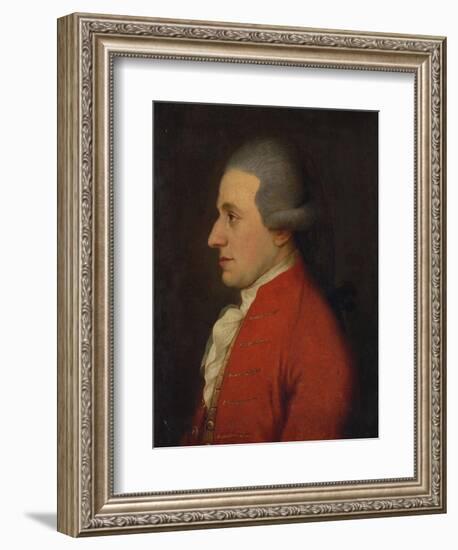 Portrait of the Composer Wolfgang Amadeus Mozart (Hagenauer Mozar), 1780S-null-Framed Giclee Print