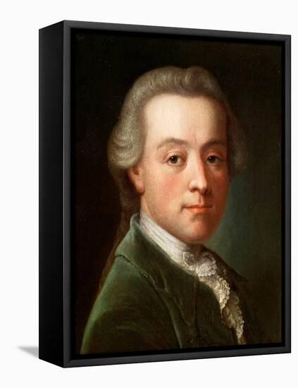 Portrait of the Composer Wolfgang Amadeus Mozart (Oil on Canvas, Anonymous, Ca 1789)-Anonymous Anonymous-Framed Premier Image Canvas