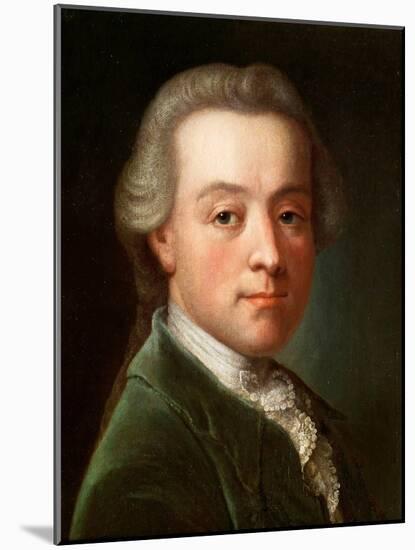 Portrait of the Composer Wolfgang Amadeus Mozart (Oil on Canvas, Anonymous, Ca 1789)-Anonymous Anonymous-Mounted Giclee Print