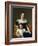 Portrait of the Comtesse Vilain XIIII and Her Daughter, 1816-Jacques Louis David-Framed Giclee Print