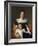 Portrait of the Comtesse Vilain XIIII and Her Daughter, 1816-Jacques Louis David-Framed Giclee Print