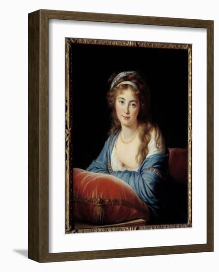 Portrait of the Countess Catherine Vassilievna Skavronskaia (1761-1829), 1796 (Oil on Canvas)-Elisabeth Louise Vigee-LeBrun-Framed Giclee Print