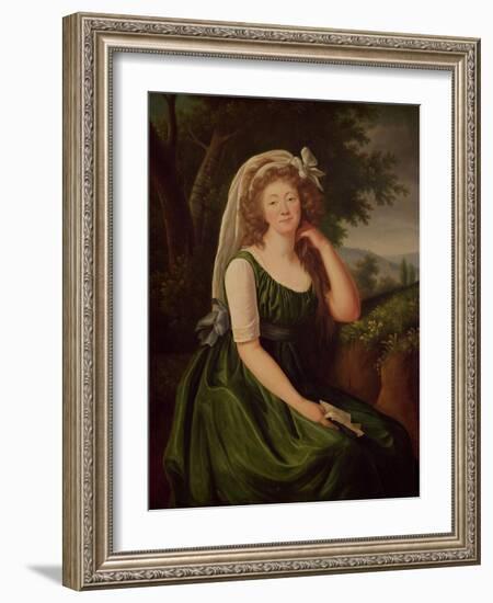 Portrait of the Countess Du Barry 1789-Elisabeth Louise Vigee-LeBrun-Framed Giclee Print