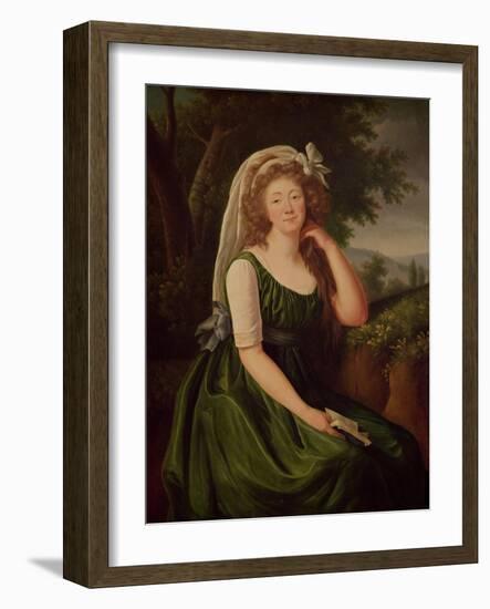 Portrait of the Countess Du Barry 1789-Elisabeth Louise Vigee-LeBrun-Framed Giclee Print