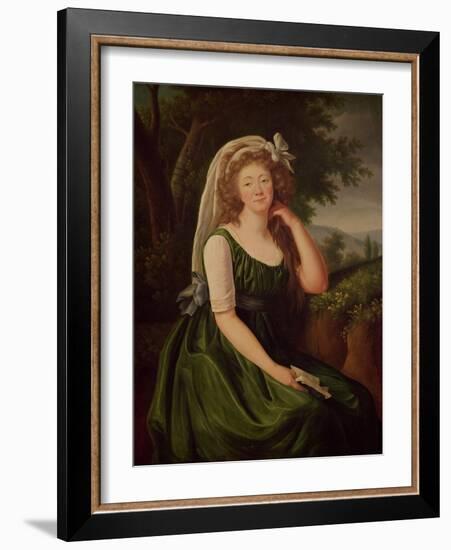 Portrait of the Countess Du Barry 1789-Elisabeth Louise Vigee-LeBrun-Framed Giclee Print