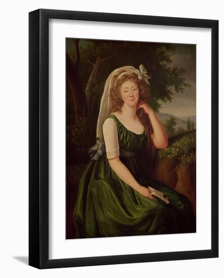 Portrait of the Countess Du Barry 1789-Elisabeth Louise Vigee-LeBrun-Framed Giclee Print