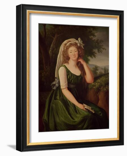 Portrait of the Countess Du Barry 1789-Elisabeth Louise Vigee-LeBrun-Framed Giclee Print