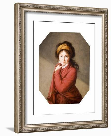 Portrait of the Countess Nikolai Nikolaevich Golovin, 1797-1800-Elisabeth Louise Vigee-LeBrun-Framed Giclee Print