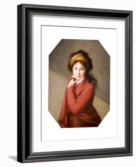 Portrait of the Countess Nikolai Nikolaevich Golovin, 1797-1800-Elisabeth Louise Vigee-LeBrun-Framed Giclee Print