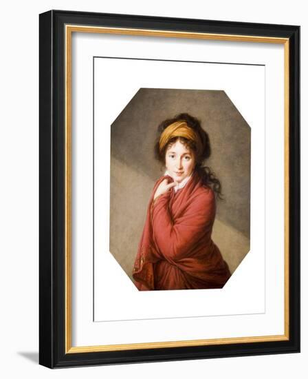 Portrait of the Countess Nikolai Nikolaevich Golovin, 1797-1800-Elisabeth Louise Vigee-LeBrun-Framed Giclee Print