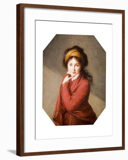 Portrait of the Countess Nikolai Nikolaevich Golovin, 1797-1800-Elisabeth Louise Vigee-LeBrun-Framed Giclee Print