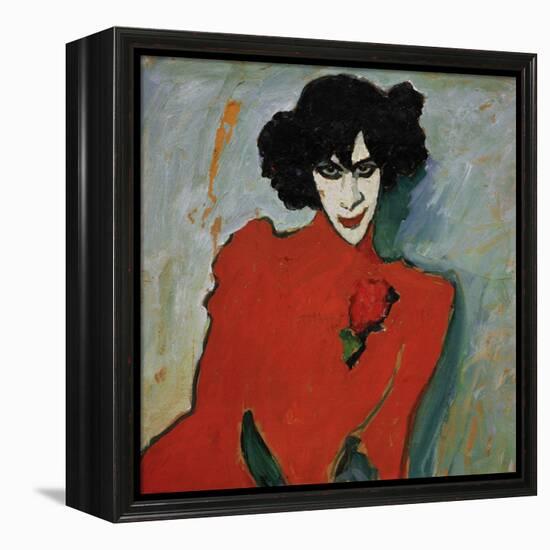 Portrait of the Dancer Alexander Sakharov, 1909-Alexej Von Jawlensky-Framed Premier Image Canvas