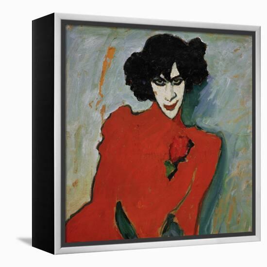 Portrait of the Dancer Alexander Sakharov, 1909-Alexej Von Jawlensky-Framed Premier Image Canvas