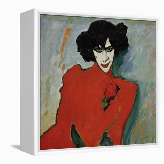 Portrait of the Dancer Alexander Sakharov, 1909-Alexej Von Jawlensky-Framed Premier Image Canvas