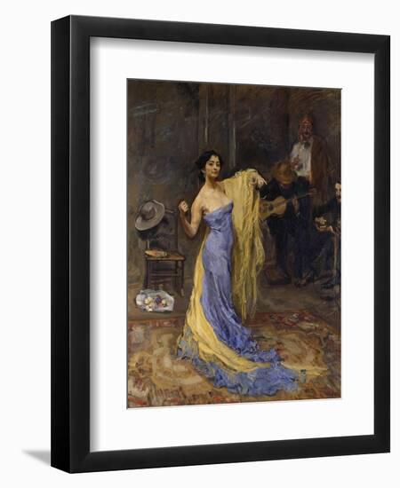 Portrait of the Dancer Marietta Di Rigardo, 1904-Max Slevogt-Framed Giclee Print