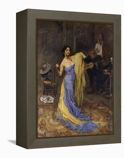 Portrait of the Dancer Marietta Di Rigardo, 1904-Max Slevogt-Framed Premier Image Canvas