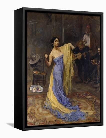 Portrait of the Dancer Marietta Di Rigardo, 1904-Max Slevogt-Framed Premier Image Canvas