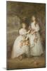 Portrait of the Daughters of the Duke of Manchester, 1894-Edward Hughes-Mounted Giclee Print