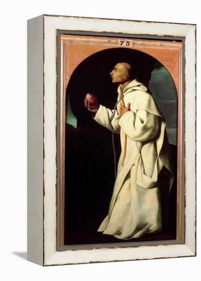 Portrait of the Devout John Houghton-Francisco de Zurbarán-Framed Premier Image Canvas