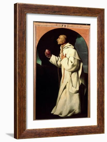 Portrait of the Devout John Houghton-Francisco de Zurbarán-Framed Giclee Print