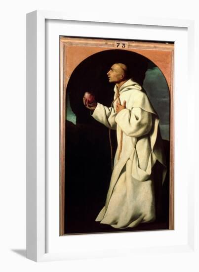 Portrait of the Devout John Houghton-Francisco de Zurbarán-Framed Giclee Print