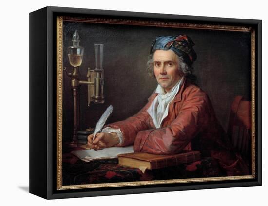 Portrait of the Doctor Alphonse Leroy (1741-1816) Painting by Jacques Louis David (1748-1825) 1783-Jacques Louis David-Framed Premier Image Canvas