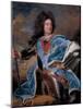 Portrait of the Duc De Villars-Hyacinthe Rigaud-Mounted Giclee Print