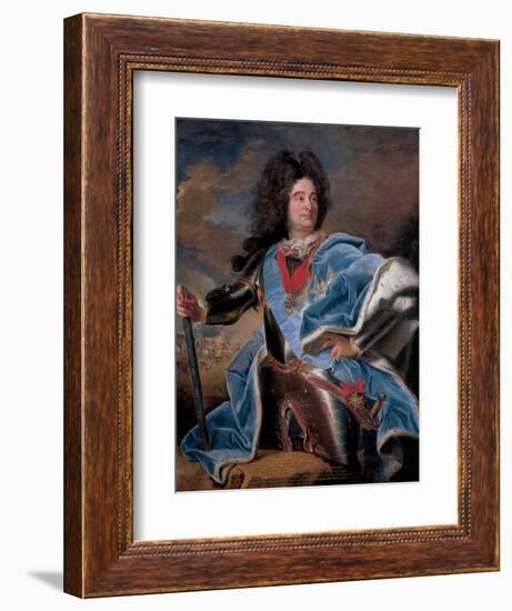 Portrait of the Duc De Villars-Hyacinthe Rigaud-Framed Giclee Print