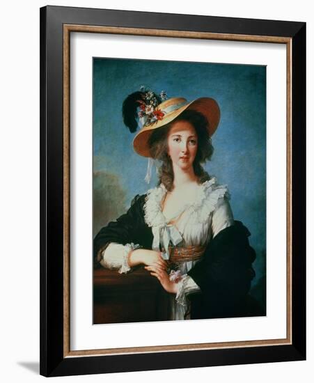 Portrait of the Duchess of Polignac (circa 1749-93)-Elisabeth Louise Vigee-LeBrun-Framed Giclee Print