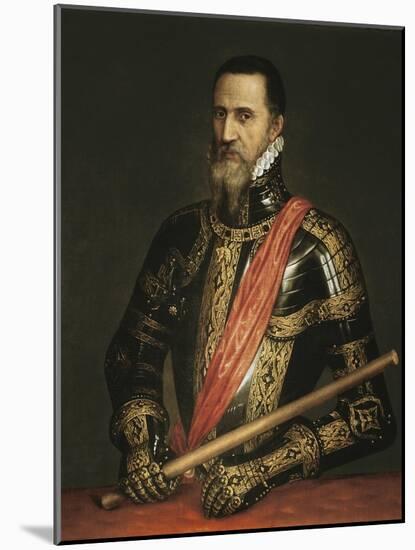 Portrait of the Duke of Alva-Titian (Tiziano Vecelli)-Mounted Art Print