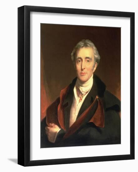 Portrait of the Duke of Wellington-Thomas Lawrence-Framed Giclee Print