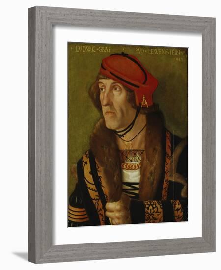 Portrait of the Earl of Loewenstein, 1513-Hans Baldung-Framed Giclee Print