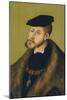 Portrait of the Emperor Charles V (1500-155), 1533-Lucas Cranach the Elder-Mounted Giclee Print