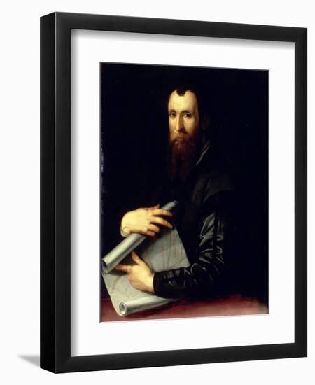 Portrait of the Engineer Luca Martini-Agnolo Bronzino-Framed Giclee Print