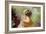 Portrait Of The Exposed Girl Behind-balaikin2009-Framed Art Print