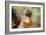 Portrait Of The Exposed Girl Behind-balaikin2009-Framed Art Print