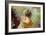 Portrait Of The Exposed Girl Behind-balaikin2009-Framed Art Print