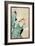 Portrait of the French Singer Yvette Guilbert (1867-1944) Saluting the Public Lithography by Henri-Henri de Toulouse-Lautrec-Framed Giclee Print