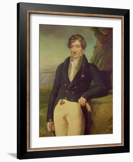 Portrait of the French Zoologist and Paleontologist, Georges Cuvier (1769-1832)-Marie Nicolas Ponce-Camus-Framed Giclee Print