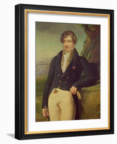 Portrait of the French Zoologist and Paleontologist, Georges Cuvier (1769-1832)-Marie Nicolas Ponce-Camus-Framed Giclee Print