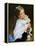 Portrait Of The Girl With A Cat-balaikin2009-Framed Stretched Canvas