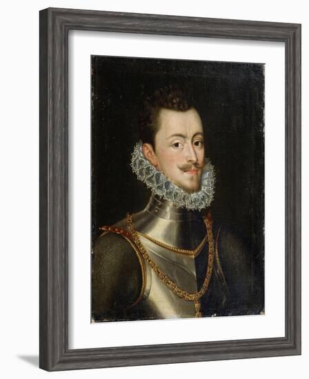 Portrait of the Governor of the Habsburg Netherlands Don John of Austria, 16th Century-Alonso Sanchez Coello-Framed Giclee Print