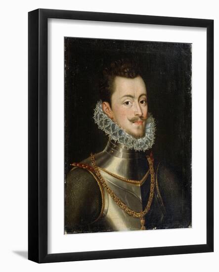 Portrait of the Governor of the Habsburg Netherlands Don John of Austria, 16th Century-Alonso Sanchez Coello-Framed Giclee Print