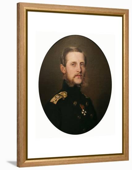 Portrait of the Grand Duke Konstantin Nikolaevich, 1859-Franz Xaver Winterhalter-Framed Premier Image Canvas