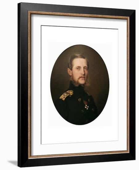 Portrait of the Grand Duke Konstantin Nikolaevich, 1859-Franz Xaver Winterhalter-Framed Giclee Print