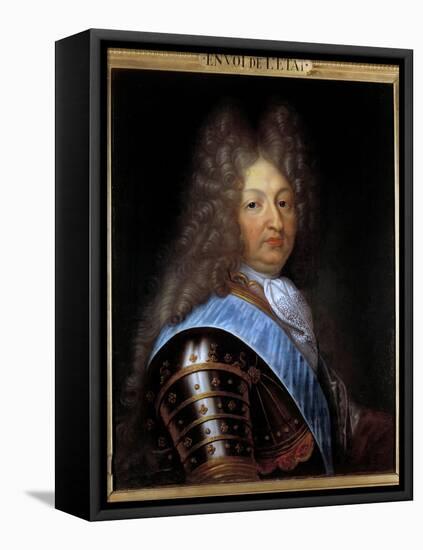 Portrait of the Great Dolphin (1661-1711), Son of Louis XIV Painting by Pierre Mignard (1612-1695)-Pierre Mignard-Framed Premier Image Canvas