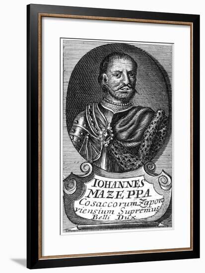 Portrait of the Hetman Ivan Mazepa (1639-170), Early 18th C-null-Framed Giclee Print